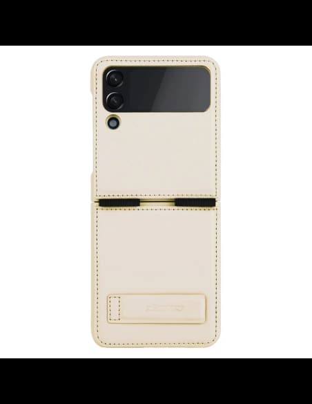 Nillkin Qin Vegan Leather Samsung Galaxy Z Flip 4 gold