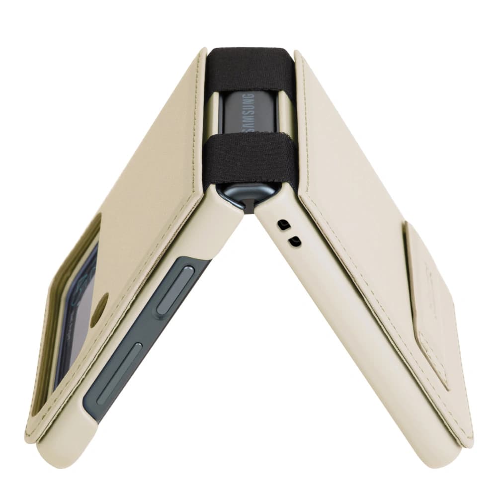 Nillkin Qin Vegan Leather Samsung Galaxy Z Flip 4 gold - 3