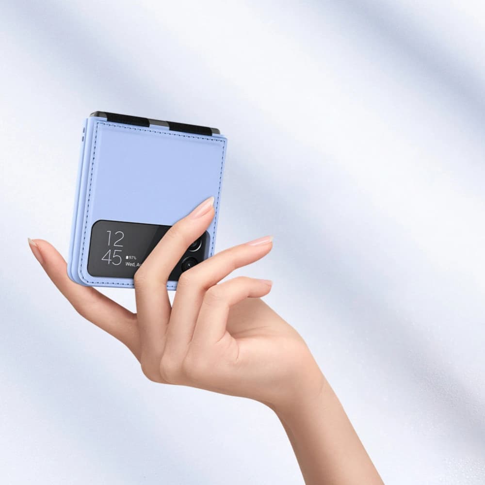 Nillkin Qin Vegan Leather Samsung Galaxy Z Flip 4 purple - 13