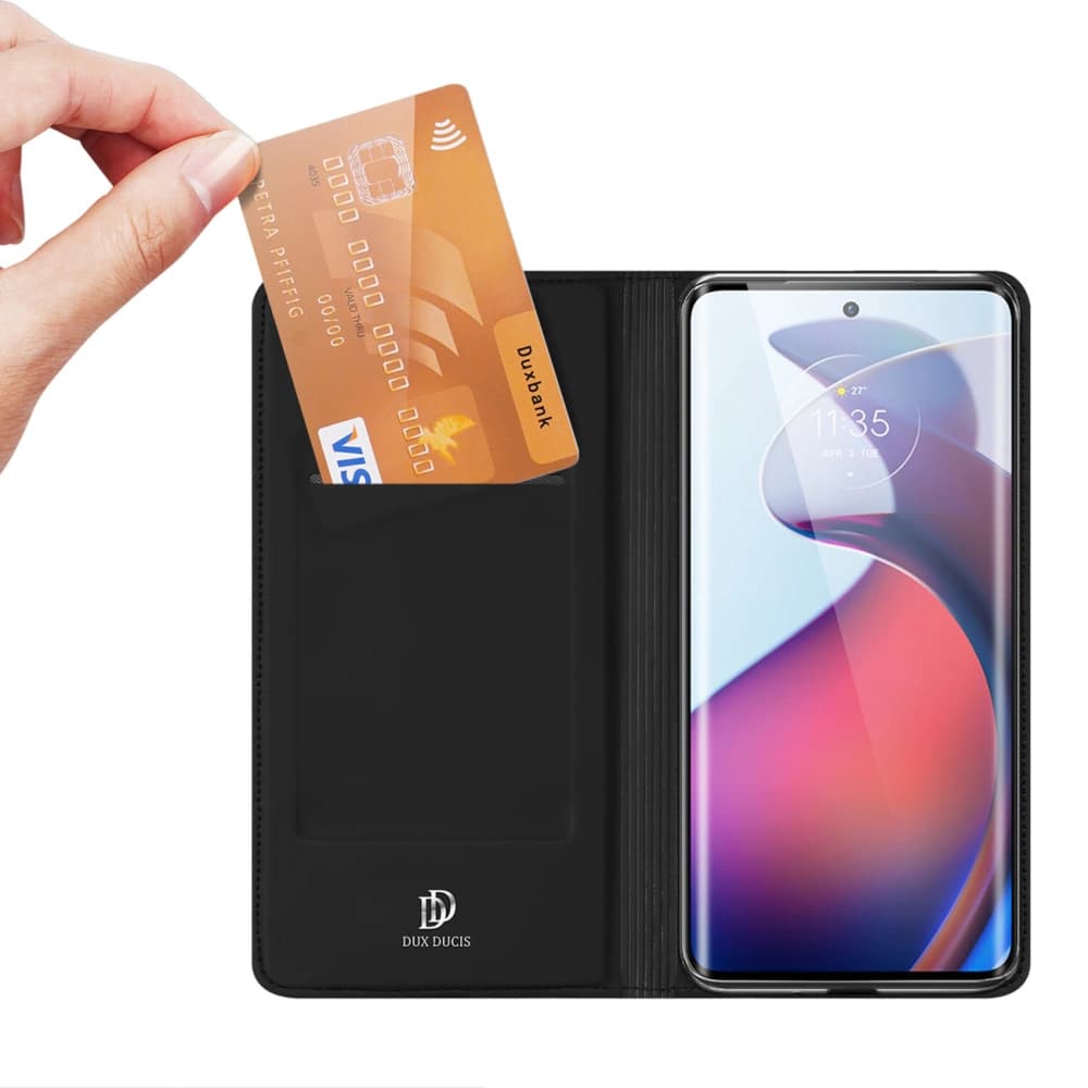 Pouzdro Dux Ducis Skin Pro pro Motorola Edge 30 Fusion černé - 2