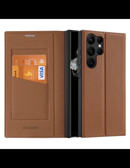 Etui Dux Ducis Skin X2 Samsung Galaxy S23 Ultra brown