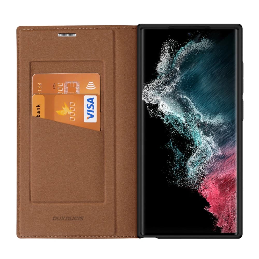 Case Dux Ducis Skin X2 Samsung Galaxy S23 Ultra braun - 3