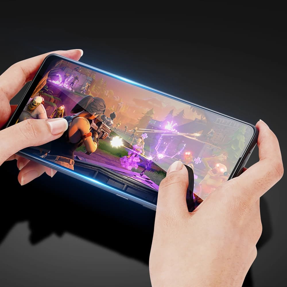 Dux Ducis 9D Edzett Üveg Motorola Moto G72 fekete - 3