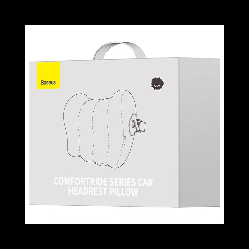 Dodatečná podložka na hlavovou opěrku automobilu Baseus Comfort Ride (šedá) - 5