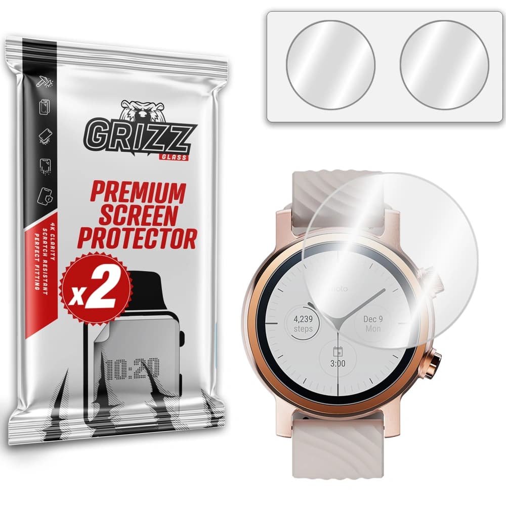 GrizzGlass HybridGlass pentru Motorola Moto Watch 150
