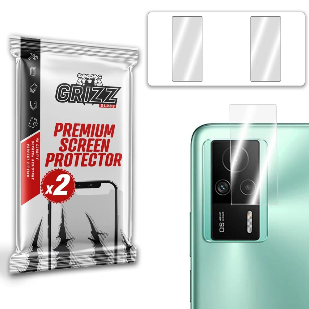 Sklo na aparát GrizzGlass HybridGlass Camera pro Xiaomi Redmi K60e - 1