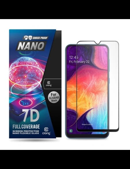 Hybridní sklo Crong 7D Nano Flexible Glass Samsung Galaxy A30/A50/A50s