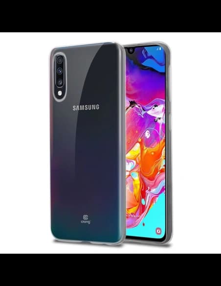 Case Crong Crystal Slim Cover Samsung Galaxy A70 (transparent)