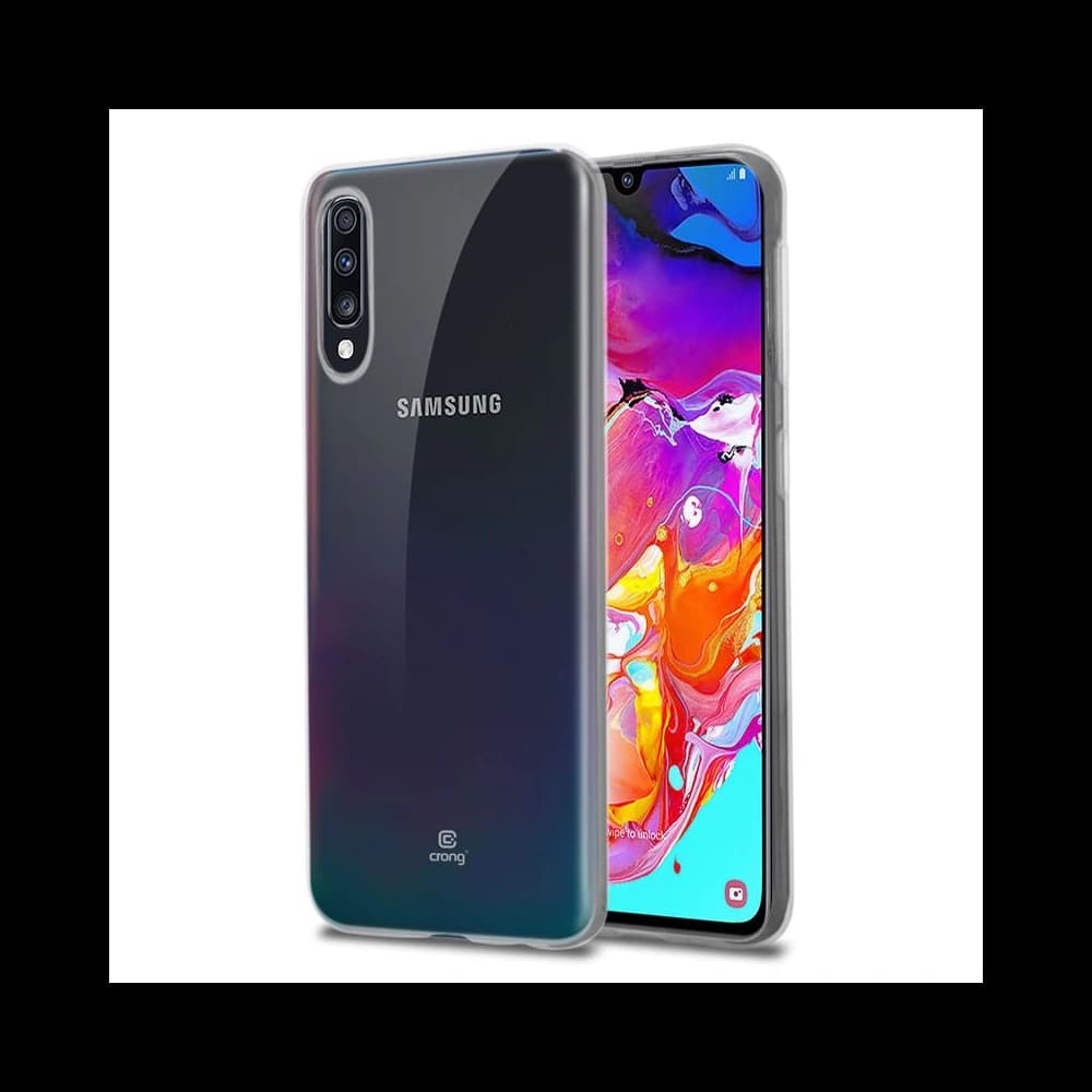 Case Crong Crystal Slim Cover Samsung Galaxy A70 (transparent)