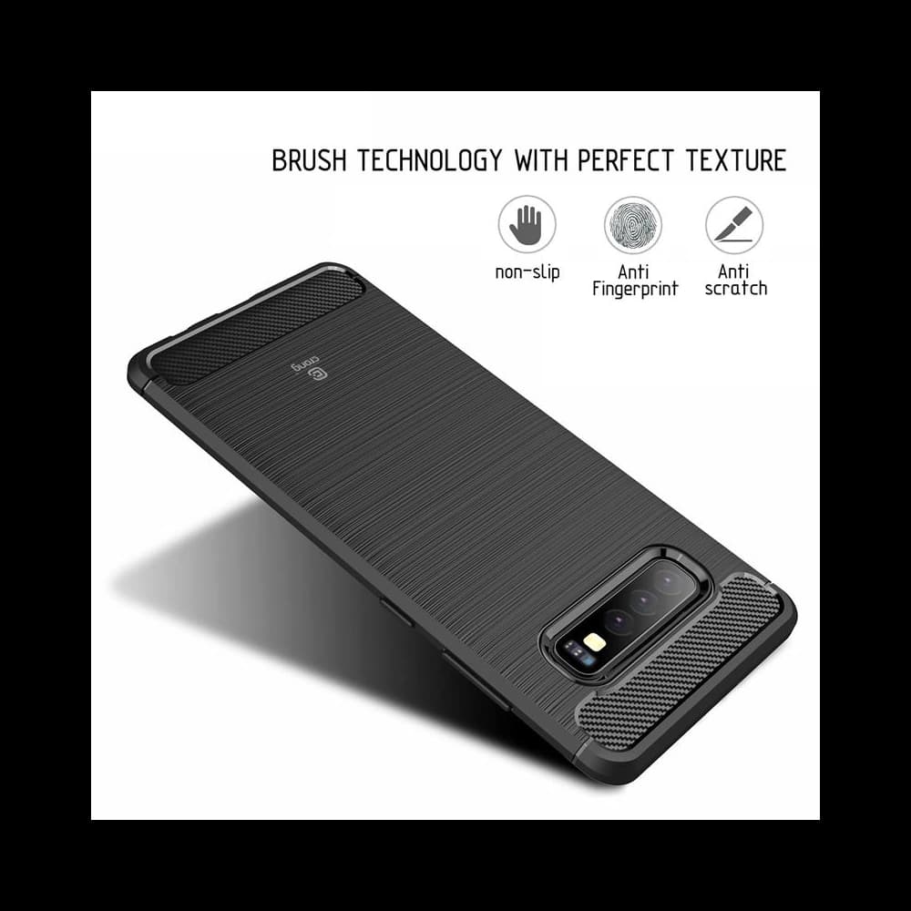 Etui Crong Soft Armour Cover Samsung Galaxy S10+ Plus (černý) - 2