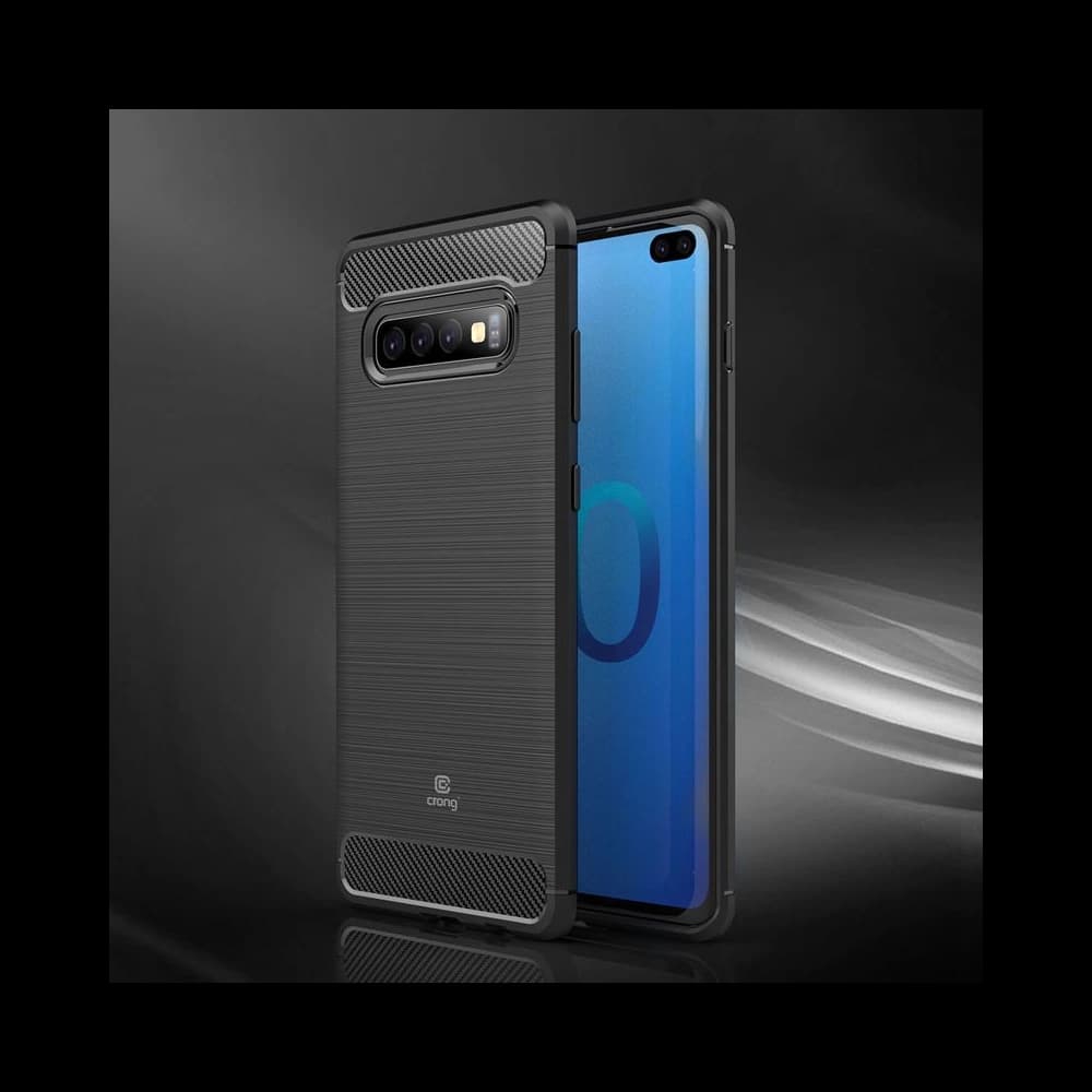 Etui Crong Soft Armour Cover Samsung Galaxy S10+ Plus (černý) - 4