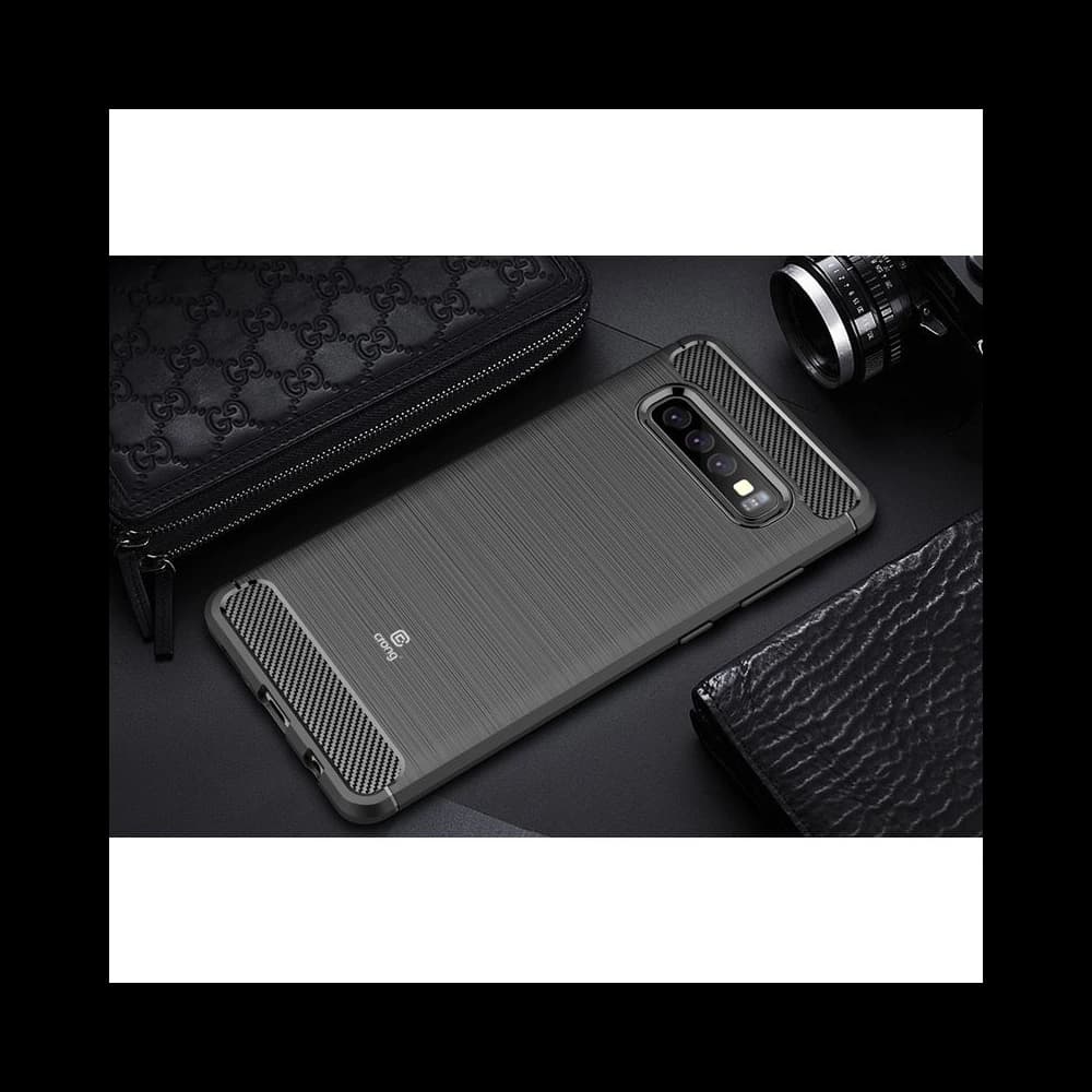 Etui Crong Soft Armour Cover Samsung Galaxy S10+ Plus (černý) - 7