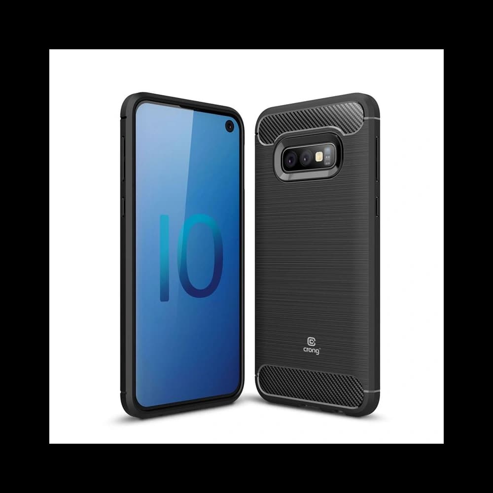 Case Crong Soft Armour Cover Samsung Galaxy S10e (schwarz)