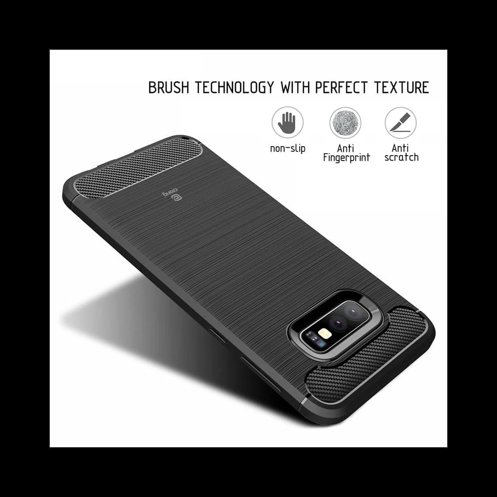 Case Crong Soft Armour Cover Samsung Galaxy S10e (schwarz) - 2
