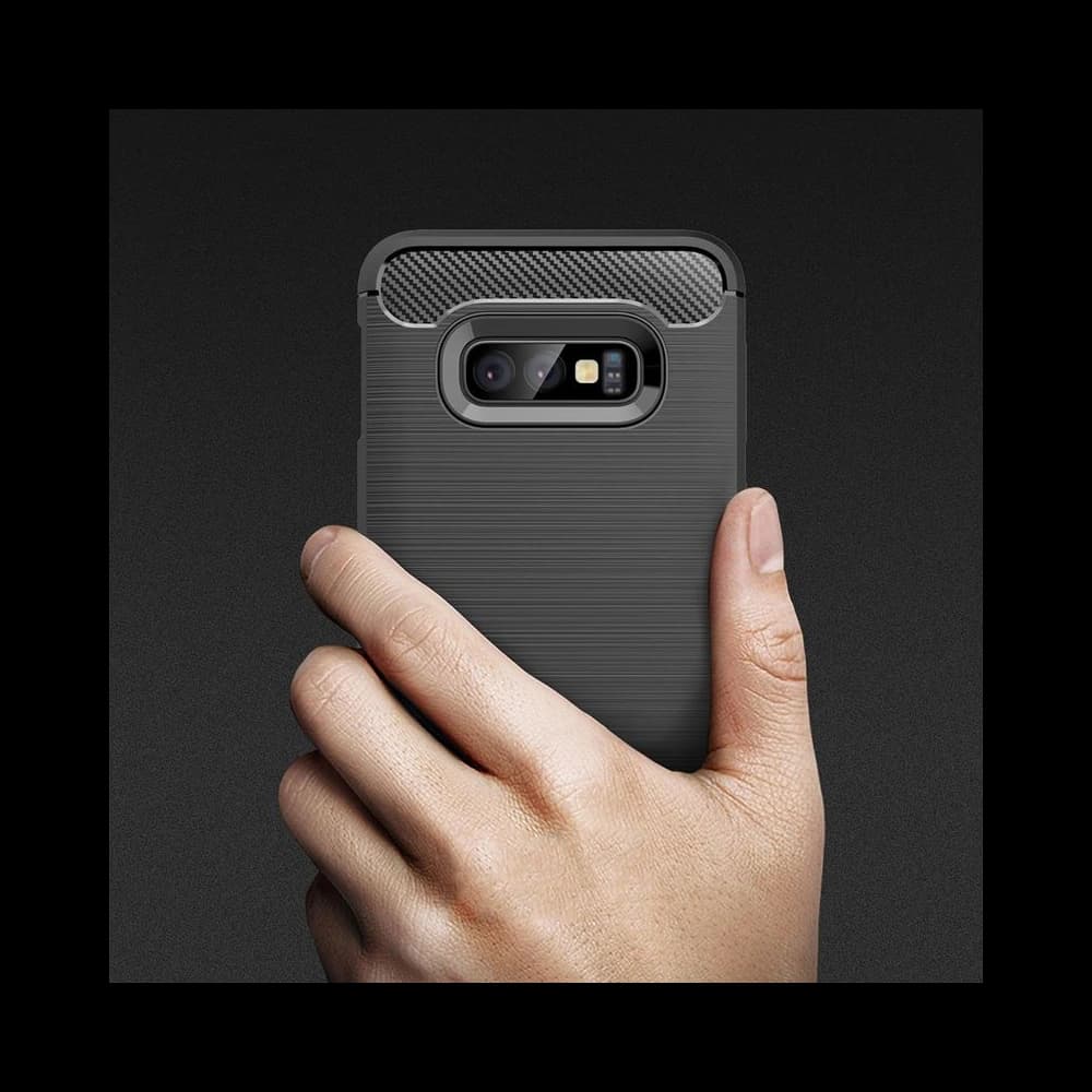 Case Crong Soft Armour Cover Samsung Galaxy S10e (schwarz) - 6