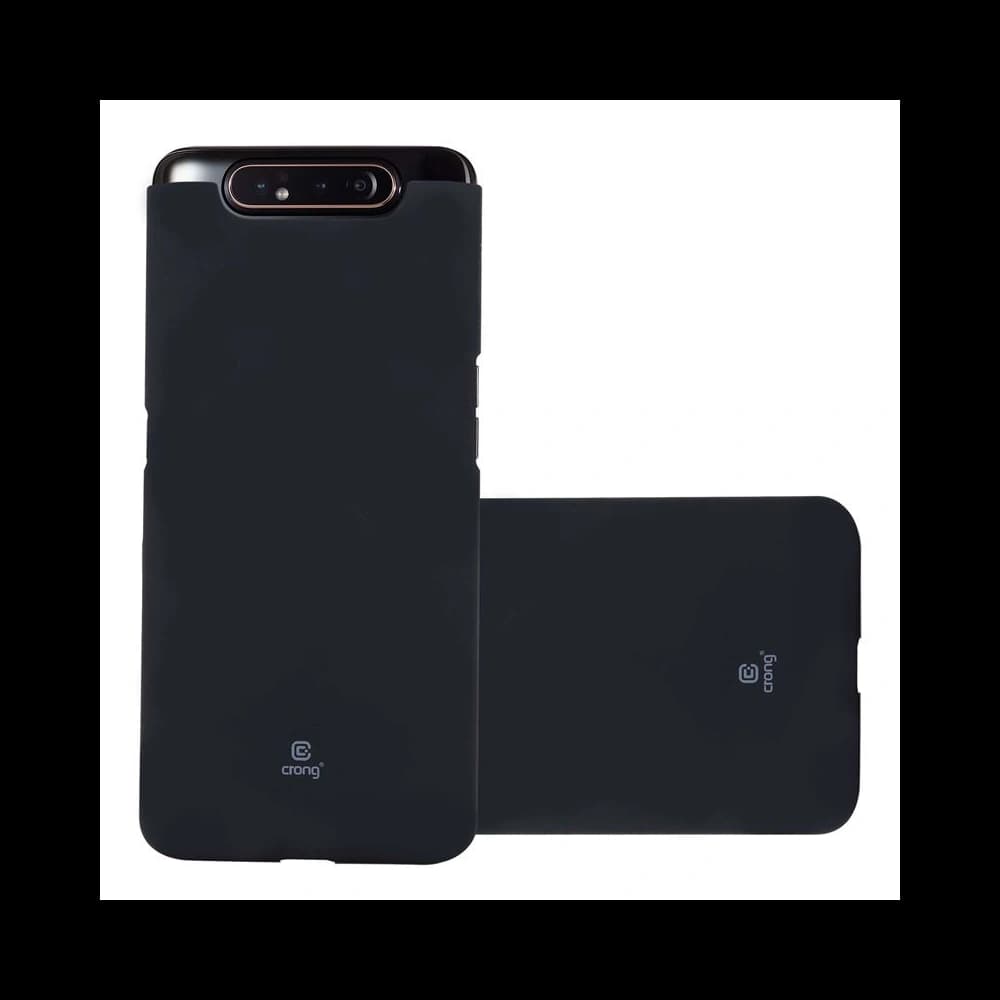 Etui Crong Smooth Skin Samsung Galaxy A80/A90 (černý) - 1