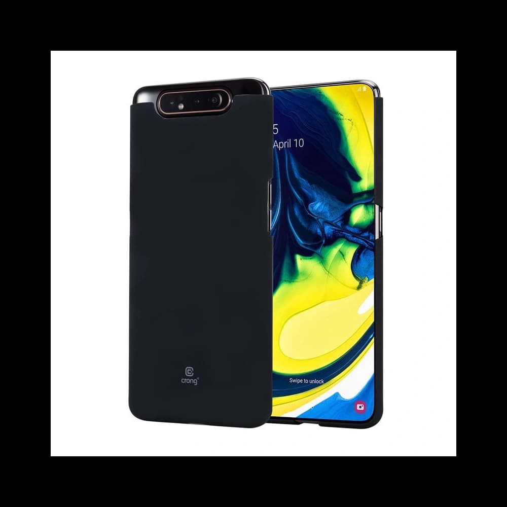Etui Crong Smooth Skin Samsung Galaxy A80/A90 (černý) - 3