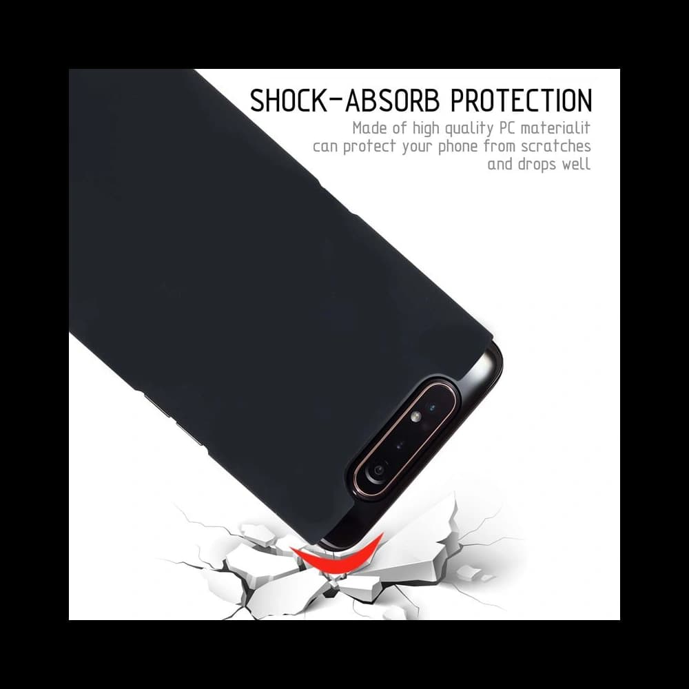 Etui Crong Smooth Skin Samsung Galaxy A80/A90 (černý) - 5