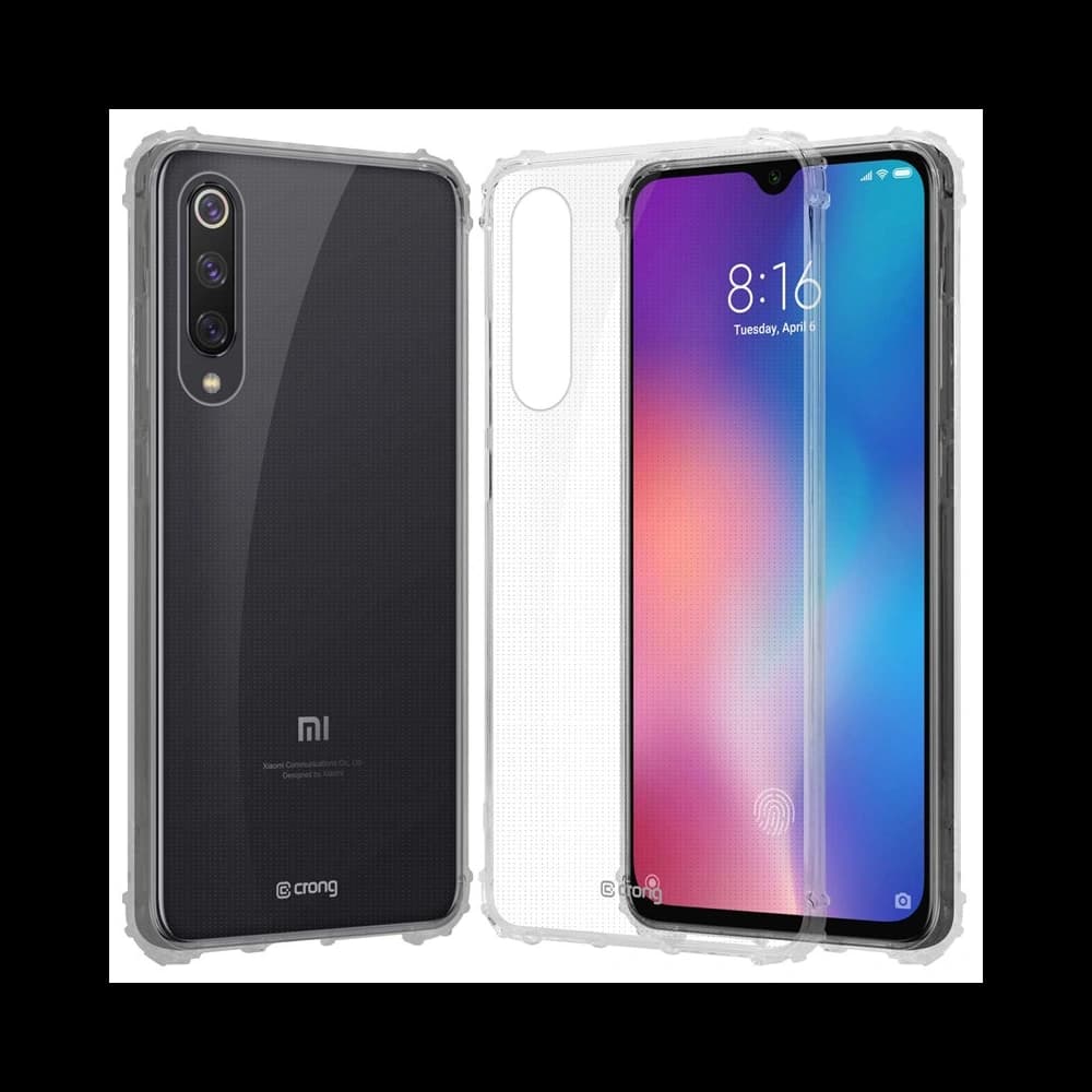 Etui Crong Crystal Shield Cover Xiaomi Mi 9 SE (transparent) - 3