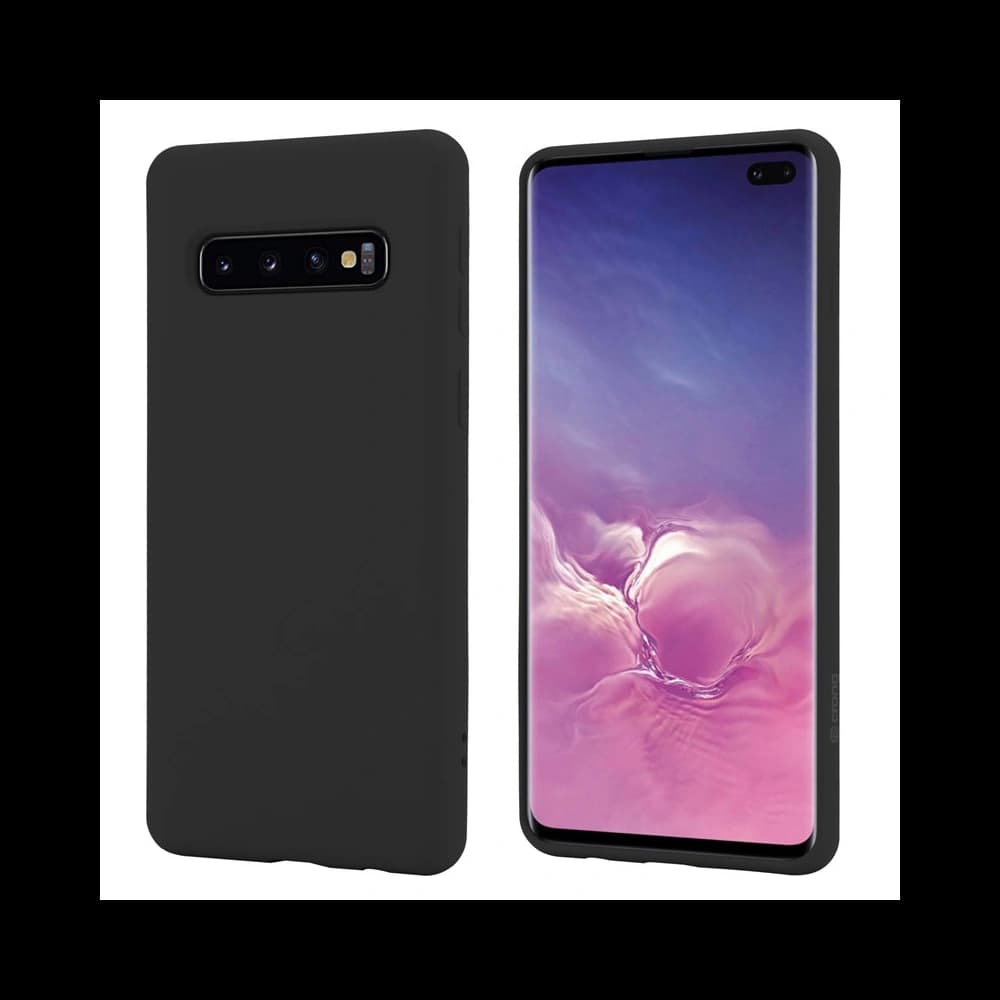 Case Crong Color Cover Samsung Galaxy S10+ Plus (schwarz)