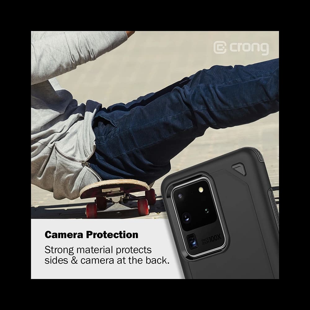 Crong Defender Case Samsung Galaxy S20 Ultra (black) - 3