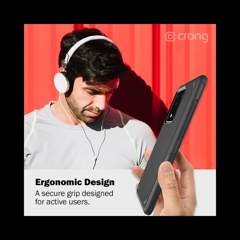 Crong Defender Case Samsung Galaxy S20 Ultra (black) - 4