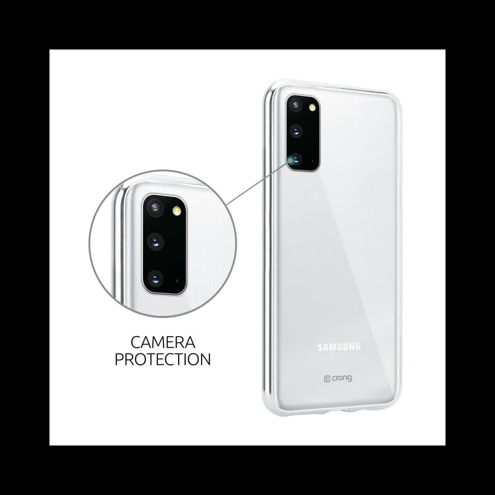 Etui Crong Crystal Slim Cover Samsung Galaxy S20 (průhledný) - 2