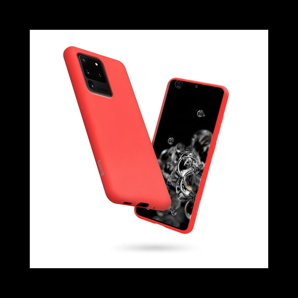 Etui Crong Color Cover Samsung Galaxy S20 Ultra (červený) - 1