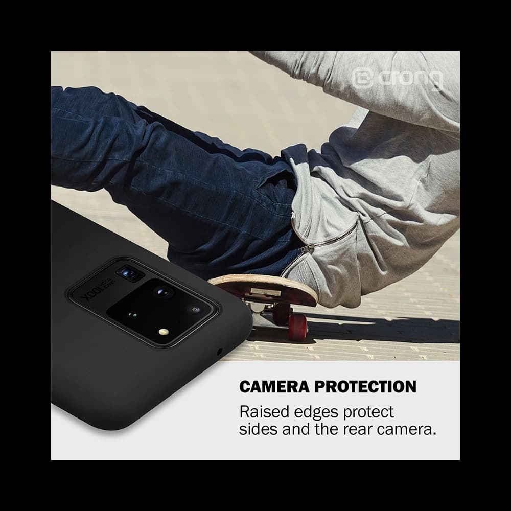 Case Crong Color Cover Samsung Galaxy A51 (schwarz) - 2