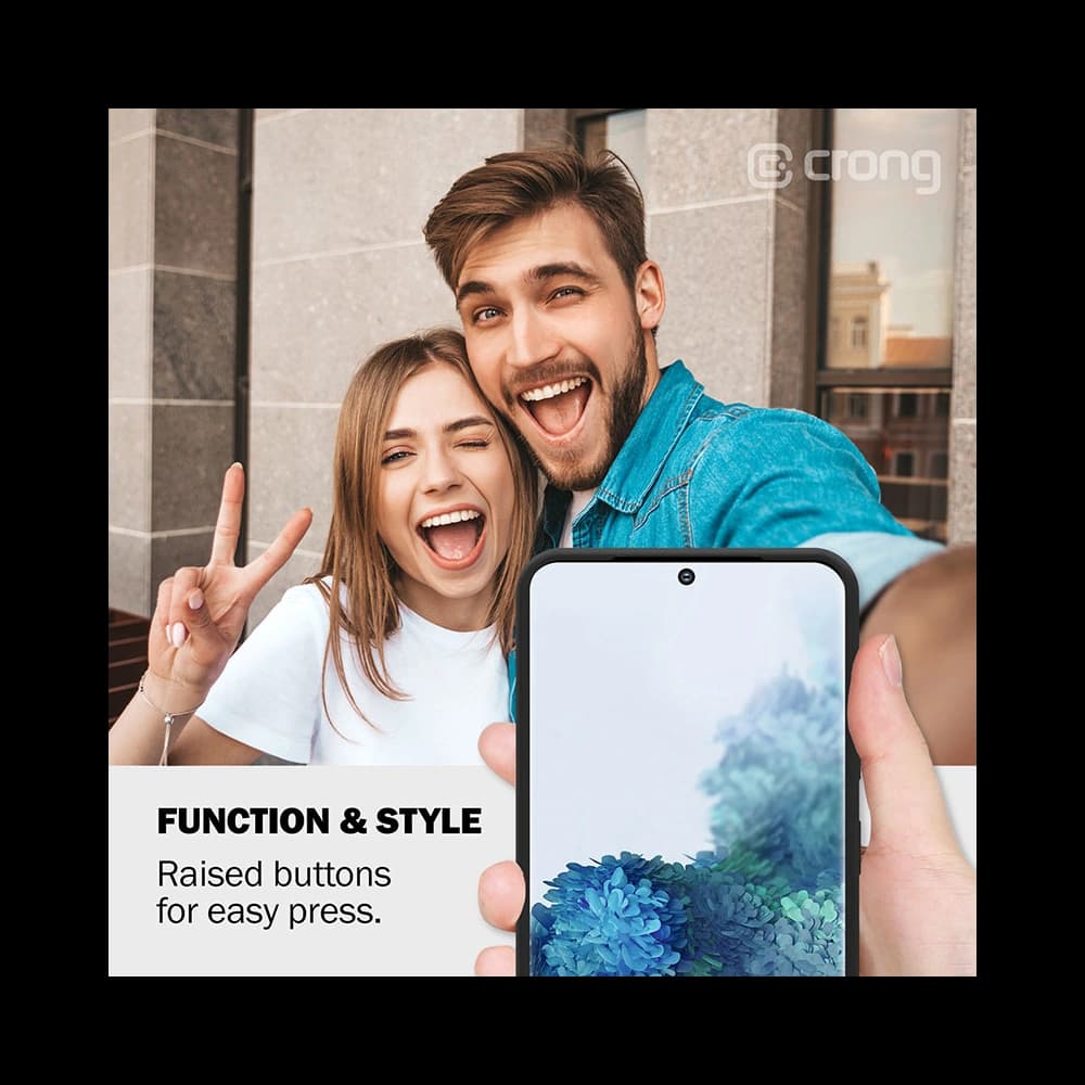 Case Crong Color Cover Samsung Galaxy A51 (schwarz) - 11