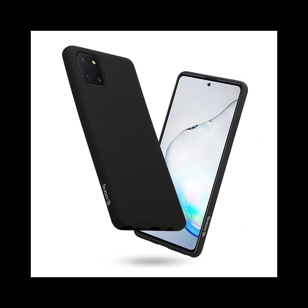 Etui Crong Color Cover Samsung Galaxy Note 10 Lite (černý) - 1