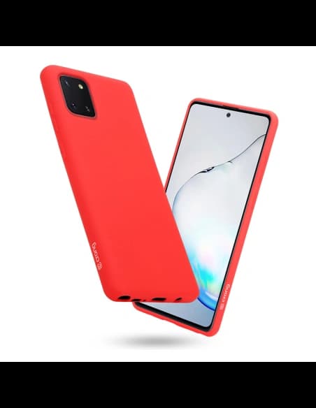 Etui Crong Color Cover Samsung Galaxy Note 10 Lite (červená)