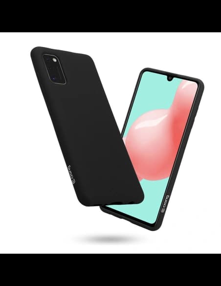 Etui Crong Color Cover Samsung Galaxy A41 (černý)