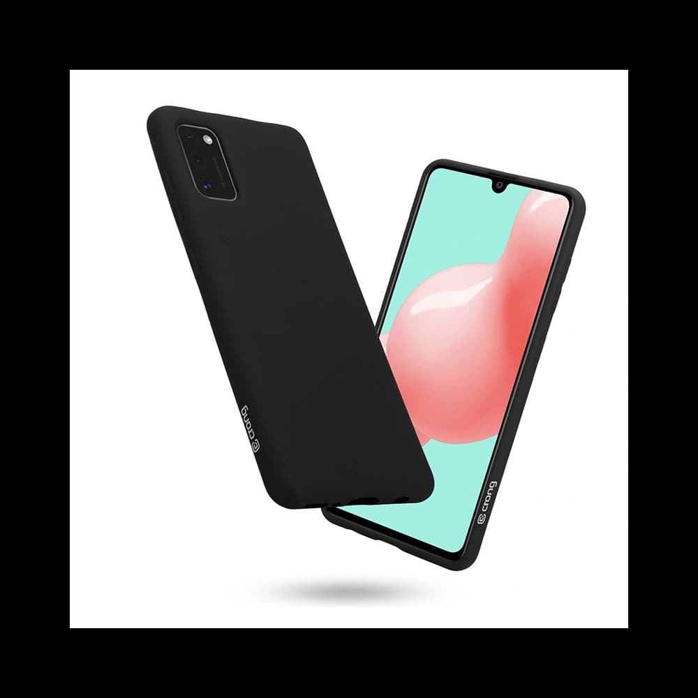 Etui Crong Color Cover Samsung Galaxy A41 (černý) - 1