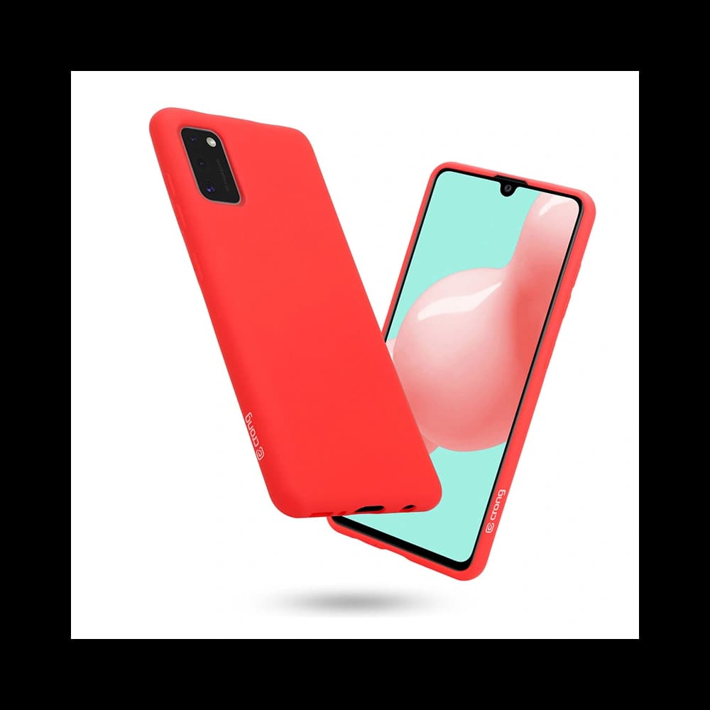 Etui Crong Color Cover Samsung Galaxy A41 (červený) - 1
