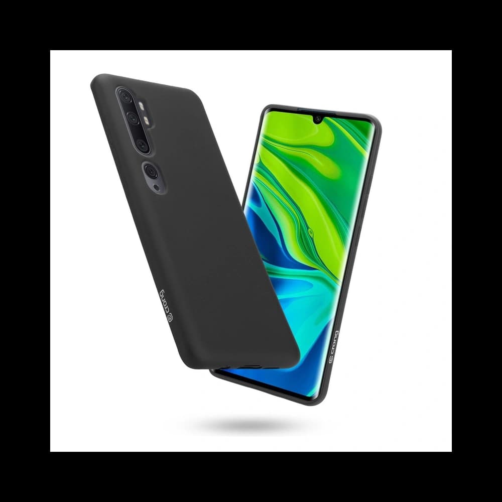 Etui Crong Color Cover Xiaomi Mi Note 10/Pro (negru)