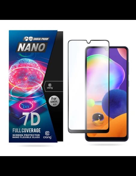 Hybridní sklo Crong 7D Nano Flexible Glass Samsung Galaxy A31