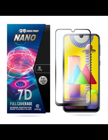 Hybidní sklo Crong 7D Nano Flexible Glass Samsung Galaxy M31