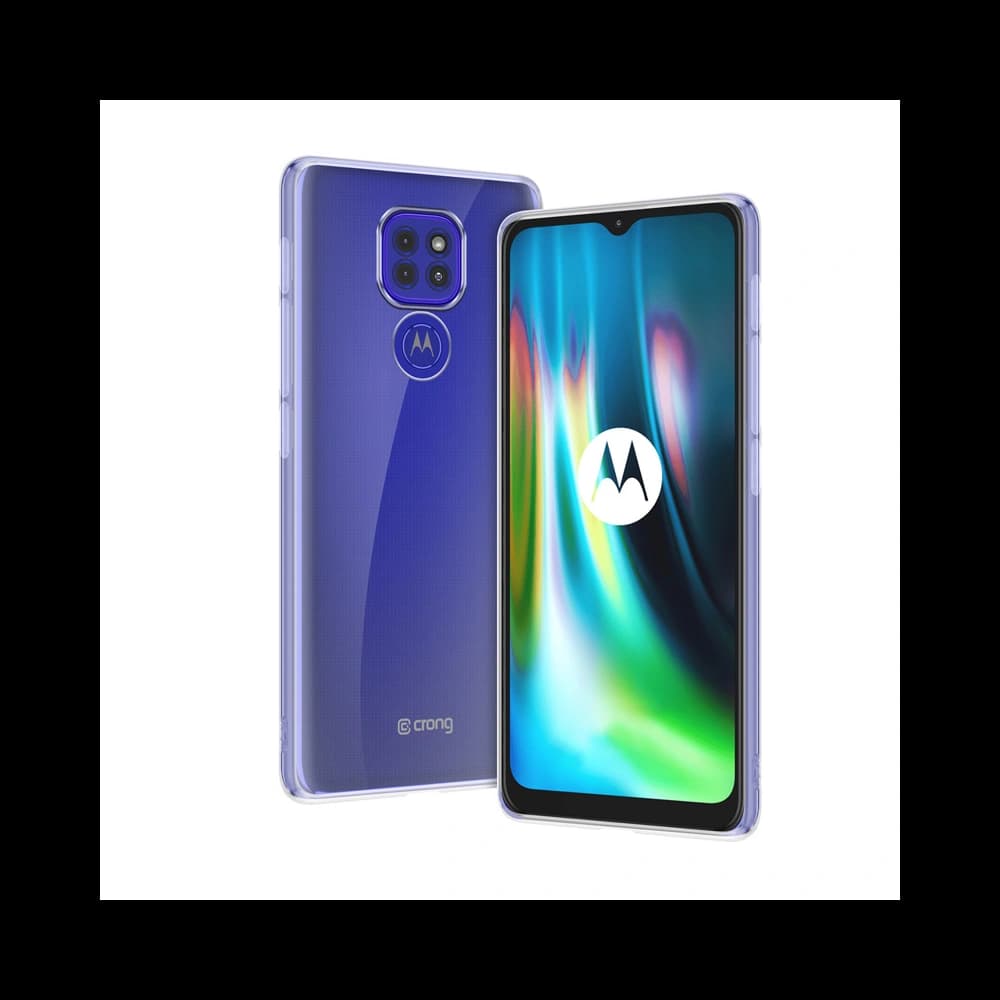 Case Crong Crystal Slim Cover Motorola Moto E7 Plus (transparent) - 3