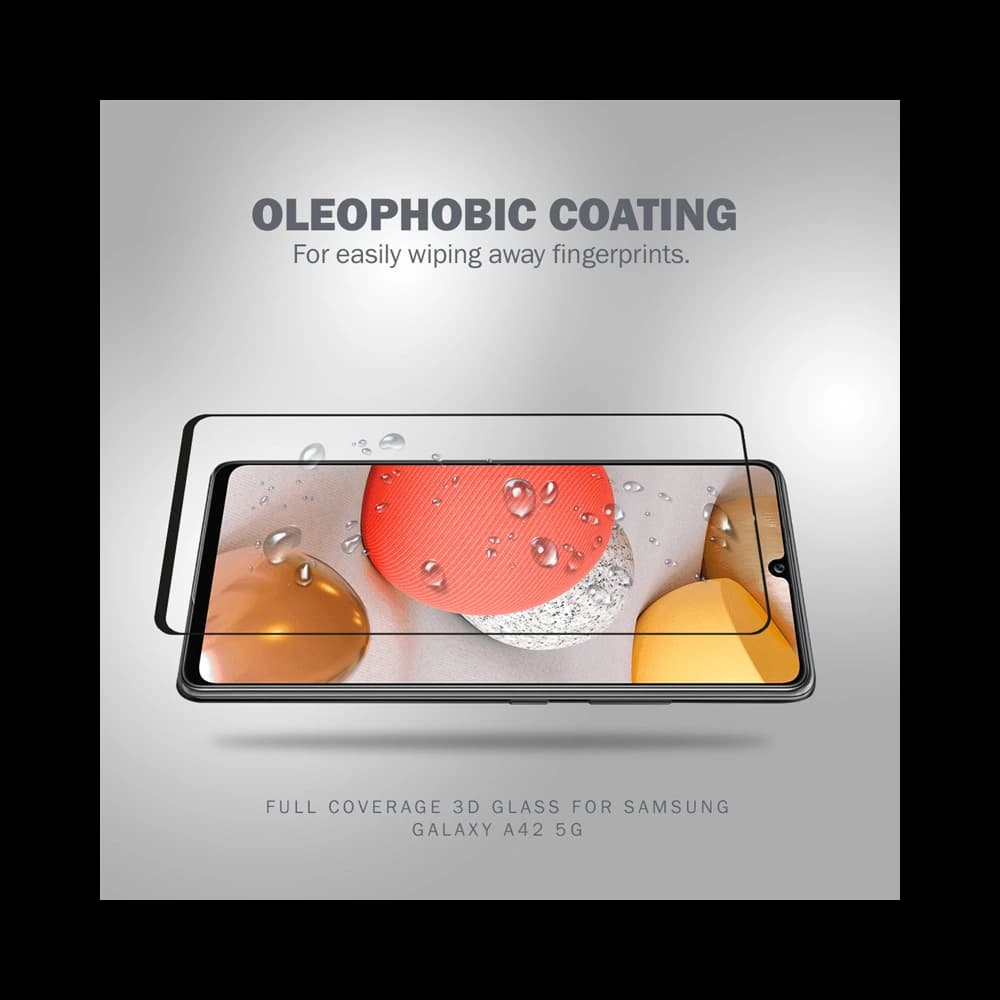 Tvrdé sklo Crong 3D Armour Glass Samsung Galaxy A42 5G - 4