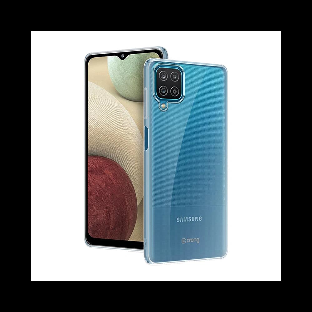 Etui Crong Crystal Slim Cover Samsung Galaxy A12 (průhledný) - 2