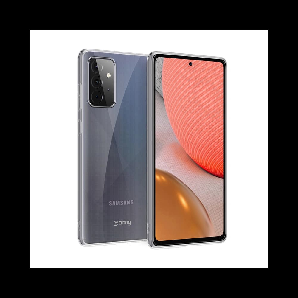 Etui Crong Crystal Slim Cover Samsung Galaxy A72 (průhledný)