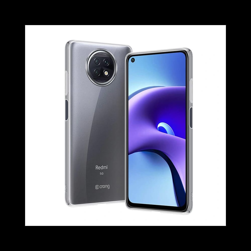 Etui Crong Crystal Slim Cover Xiaomi Redmi Note 9T (transparent) - 3