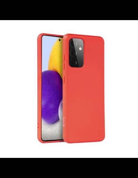 Etui Crong Color Cover Samsung Galaxy A72 (červená)