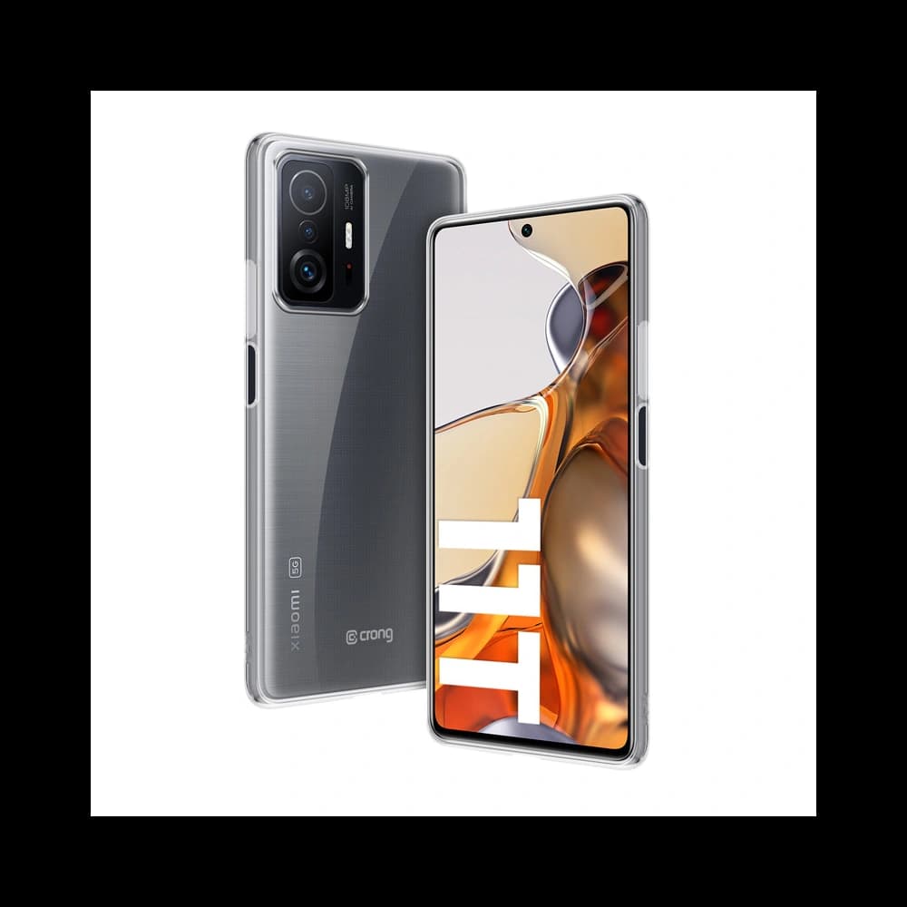 Case Crong Crystal Slim Cover Xiaomi 11T 5G (transparent) - 3