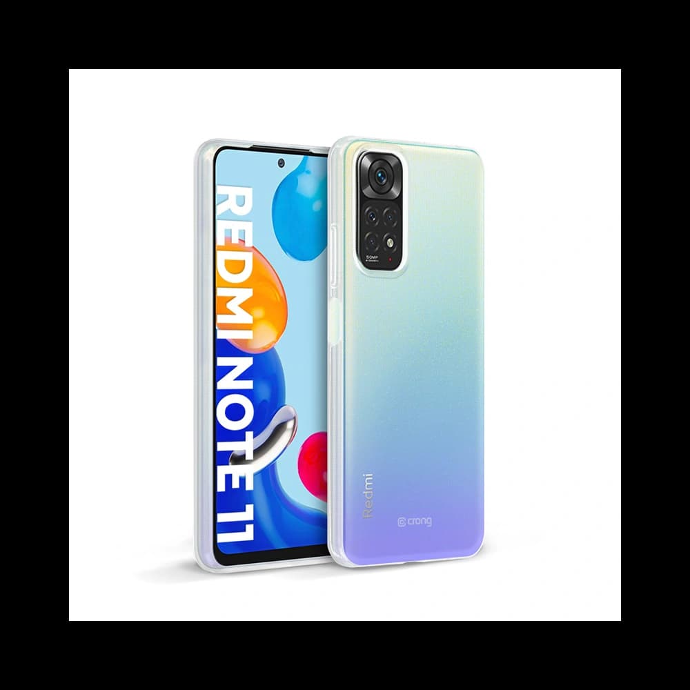Case Crong Crystal Slim Cover Xiaomi Redmi Note 11/11S (transparent) - 1