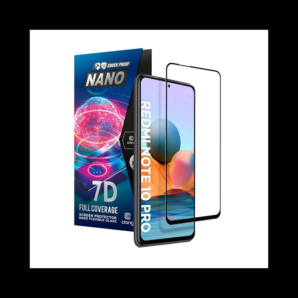 Sticlă hibridă Crong 7D Nano Flexible Glass Xiaomi Redmi Note 10 Pro