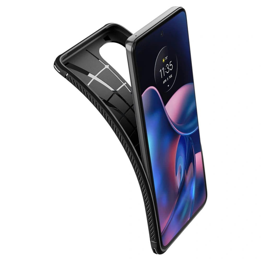 Etui Spigen Rugged Armor Motorola Edge 2022 Negru Mat - 4