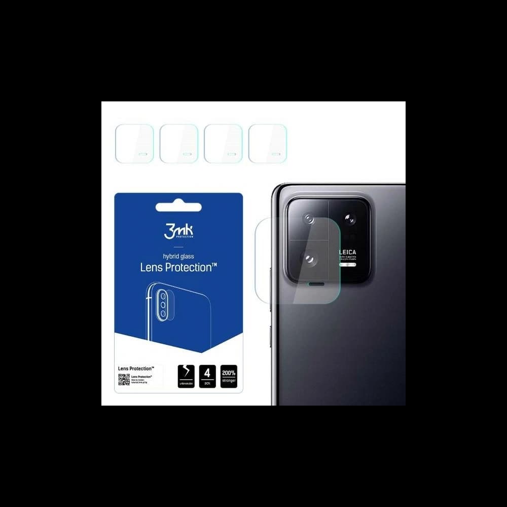 Sticlă hibridă pentru obiectivul aparatului 3MK Lens Protect Xiaomi 13 Pro [4 PACK] - 1