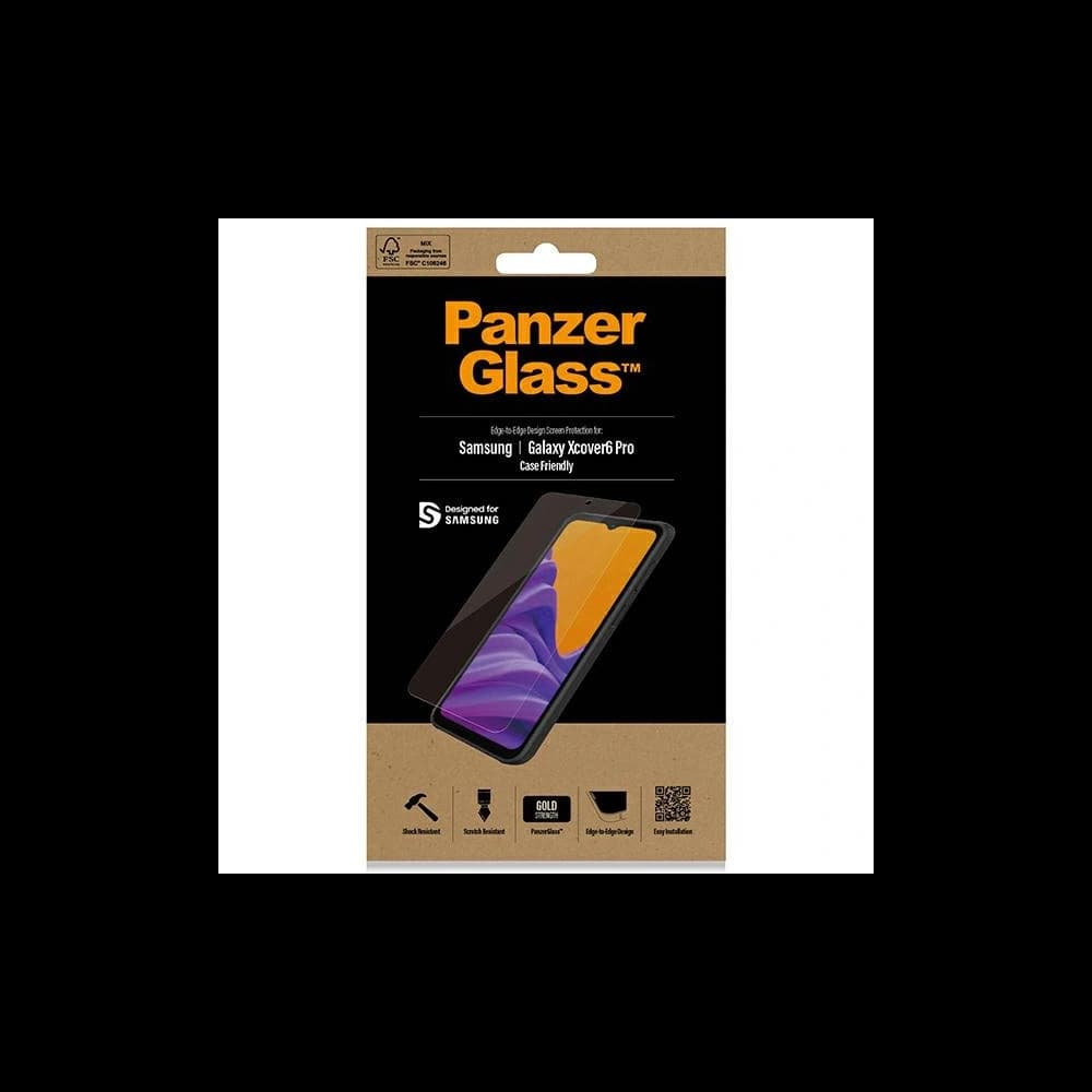 Glas PanzerGlass E2E Anti-Glare Samsung Galaxy Xcover 6 Pro Antibakterielle Case Friendly - 6